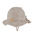 Pure Pure (Pure Pure by Bauer) Sonnenhut - Mini-Flapper - Leinen gestreift - dune