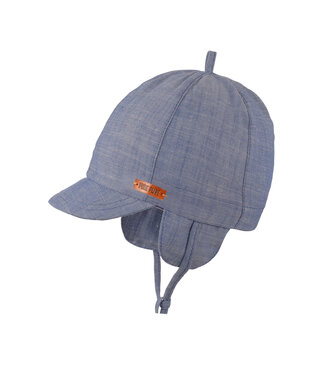 Pure Pure (Pure Pure by Bauer) Sonnenhut mit Ohrenschutz aus Biobaumwolle