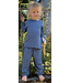 Alkena Kinder Shirt langarm - Bouretteseide - grau/blau melange