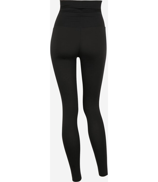 love2wait Leggings - Umstandsleggings - EcoVero Viskose - schwarz