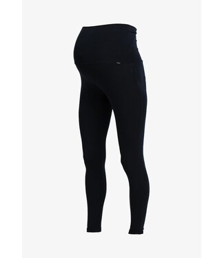 love2wait Leggings - Umstandsleggings - EcoVero Viskose - navy