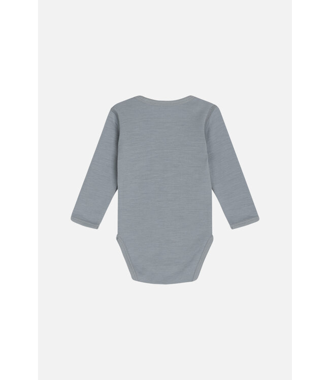 Hust and Claire Body Bären Merino blue wind
