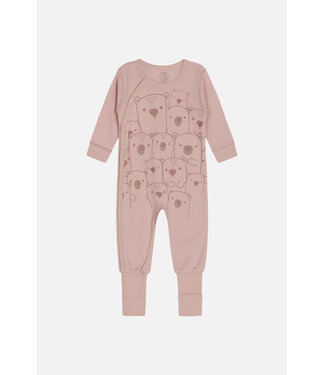 Hust and Claire Moodi Pyjama Merino Bären shade rose