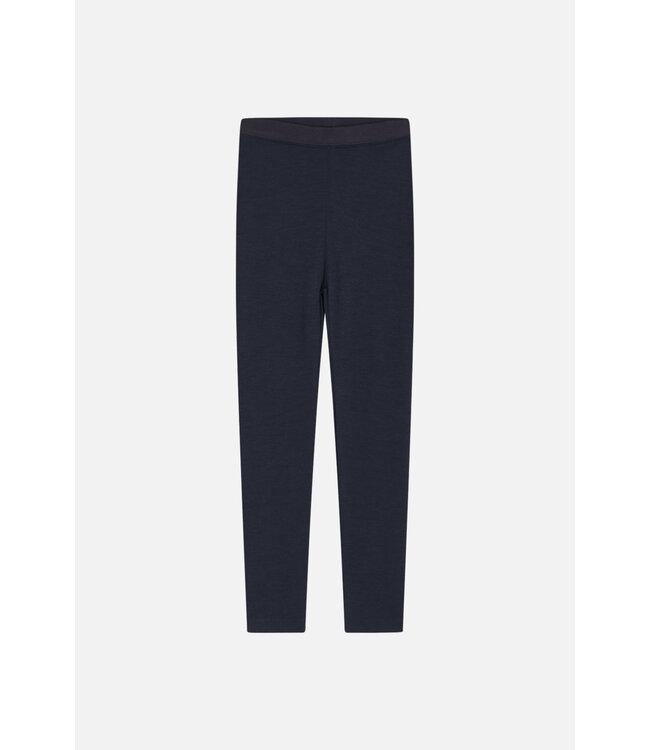 Hust and Claire Laki Leggings Wolle Bambus blue night