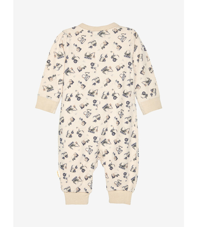 CeLaVi Pyjama Bambusviskose Wolle  Baustelle dark blue