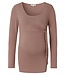 Noppies Umstandspullover - Stillpullover Elin - deep taupe