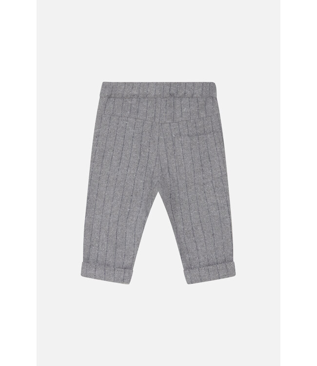 Hust and Claire Timon Hose verstellbar - Baumwollfleece - wool grey