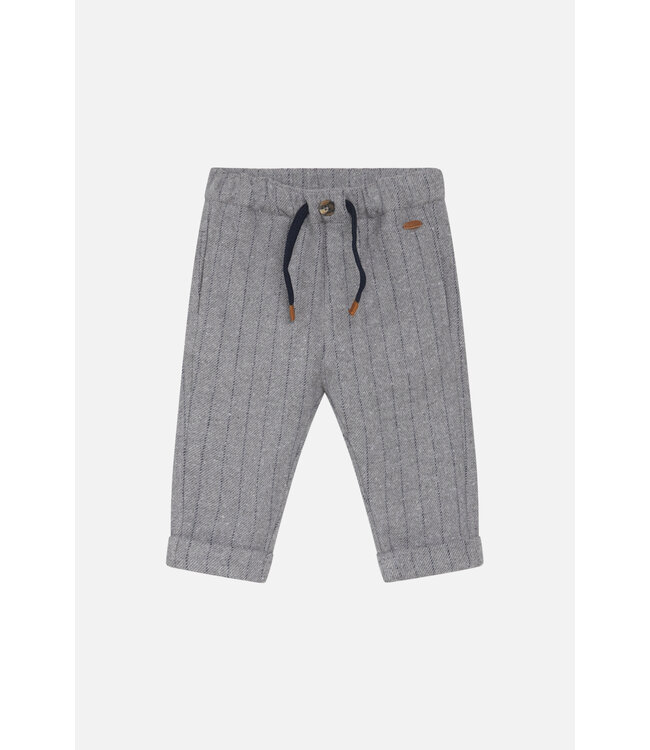 Hust and Claire Timon Hose verstellbar - Baumwollfleece - wool grey