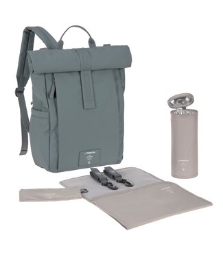 Lässig Wickelrucksack - Rolltop Up Backpack - anthrazit