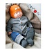 Manymonths Stiefel Baby - Tragestiefel - Woolies Adjustable Winter Booties MaMTec- Merino - nutty granola / coconut shell