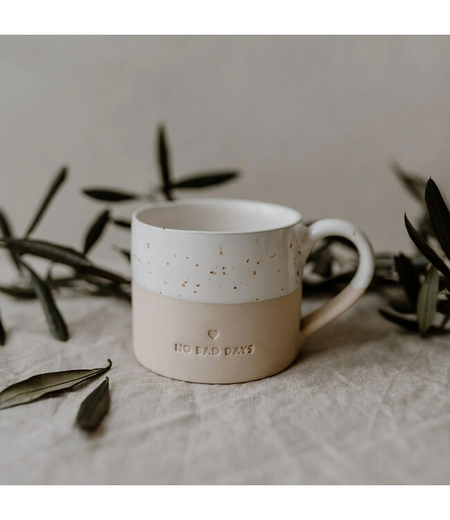 Eulenschnitt Tasse No Bad Days Steingut spülmaschinenfest