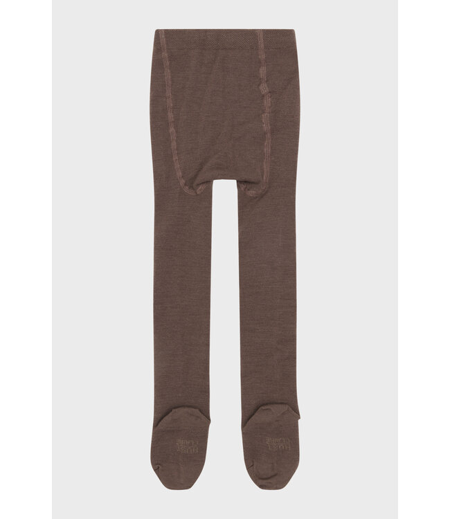 Hust and Claire Strumpfhose Foxie Doubleface Wolle/Bambusviskose coffee