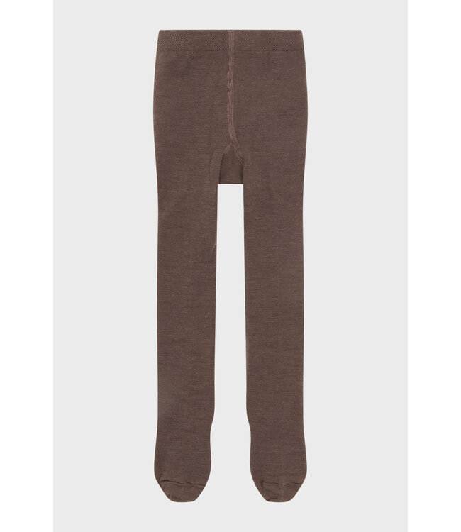 Hust and Claire Strumpfhose Foxie Doubleface Wolle/Bambusviskose coffee