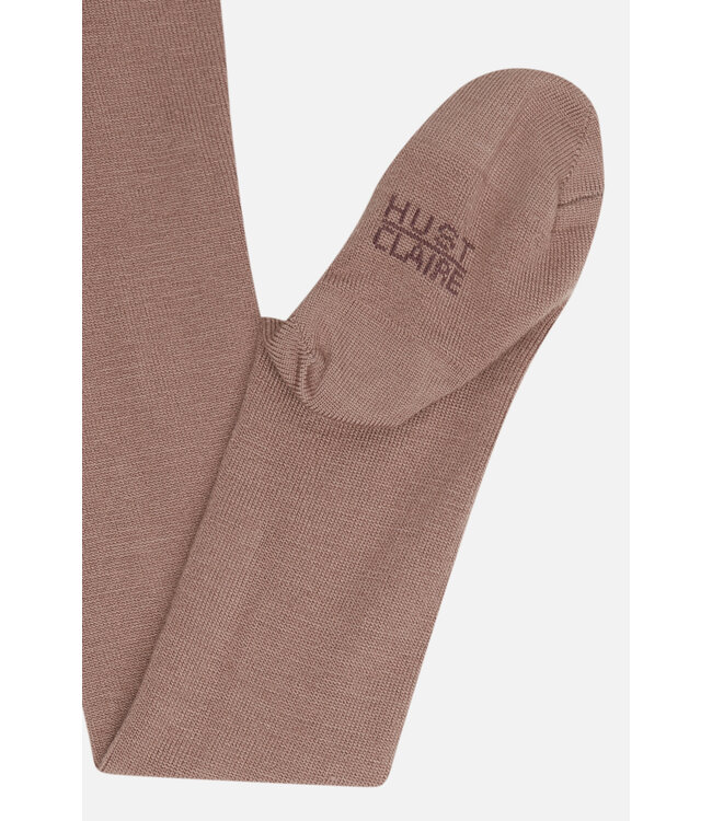 Hust and Claire Strumpfhose Foxie Doubleface Wolle/Bambusviskose burlwood