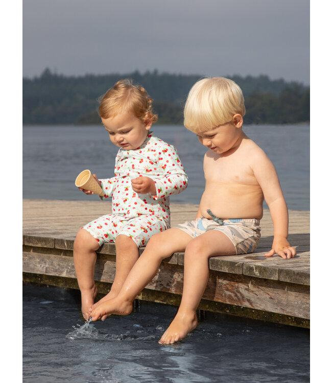 Hust and Claire UV-Badeanzug Malaz Kirschen wan blue