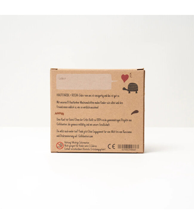 Hautfarben 8 Hautfarben-Wachsmaler