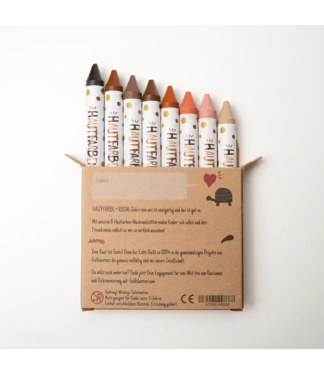 Hautfarben 8 Hautfarben-Wachsmaler