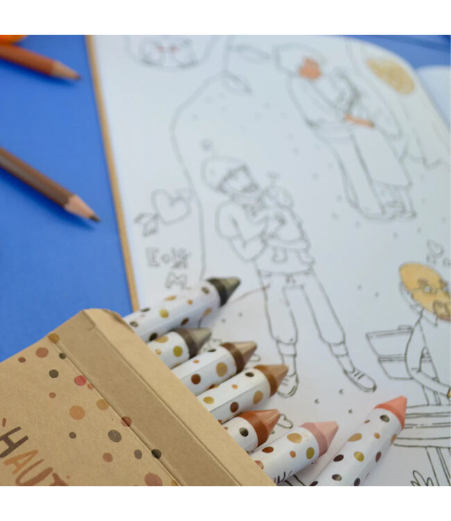 Hautfarben 8 Hautfarben-Wachsmaler