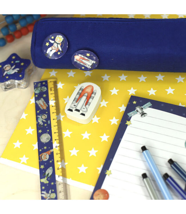 Papierdrachen  6-teiliges Schreibset – Astronaut