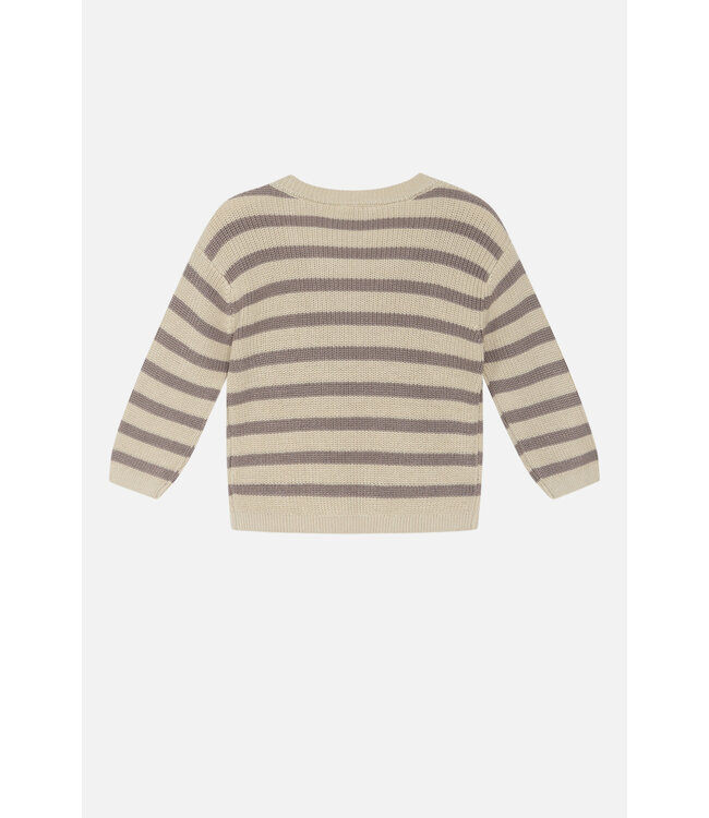 Hust and Claire Pullover Pos Bambusviskose/Baumwolle Mix mocha