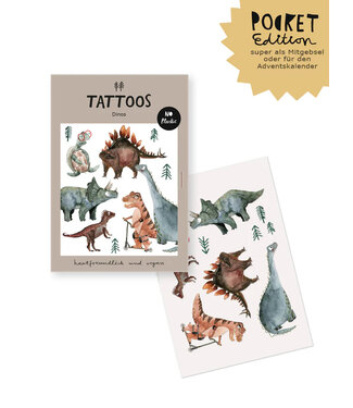 Halfbird Tattoos "Dinos" | Pocket Edition