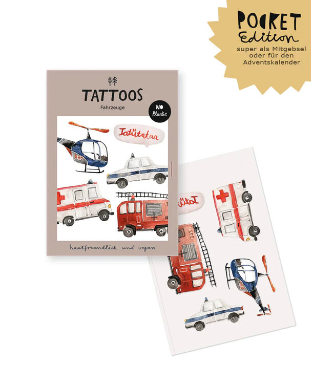 Halfbird  Tattoos "Fahrzeuge" | Pocket Edition