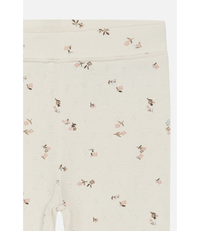 Hust and Claire Leggings Ludo Bambus/Baumwolle geblumt Pointelle