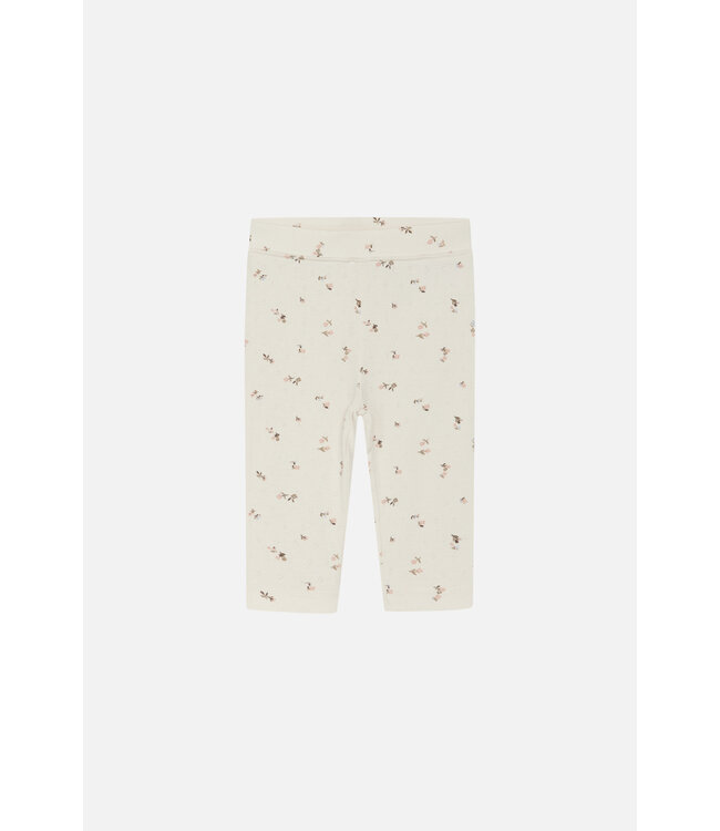 Hust and Claire Leggings Ludo Bambus/Baumwolle geblumt Pointelle