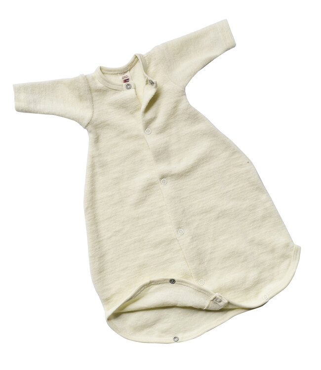 Engel Natur  Baby-Schlafsäckchen langarm, Frottee Wolle