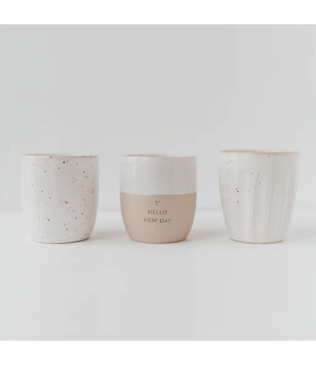 Eulenschnitt Becher Calma Steingut spülmaschinenfest