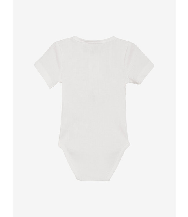 Minymo Body kurzarm Tencelmix pristine/weiss