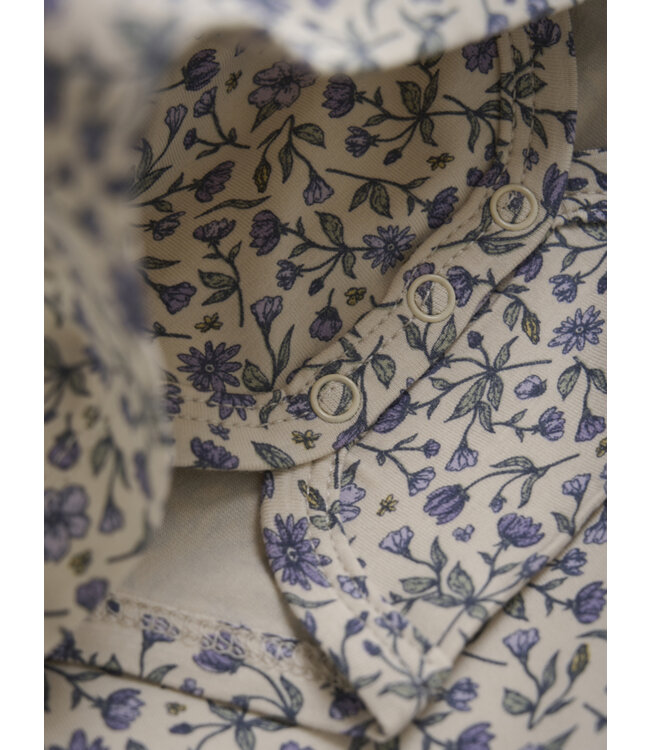 Fixoni Bodykleid Bambusviskose geblumt - tapioca