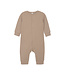 CeLaVi Pyjama Bambusmix gerippt warm taupe