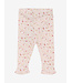 Minymo Leggings Bambusmix geblumt mit Rüschen  pink dogwood