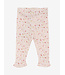 Minymo Leggings Bambusmix geblumt mit Rüschen  pink dogwood