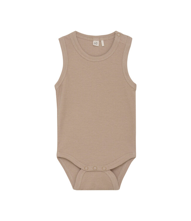 CeLaVi Body ärmellos  - LS Bambusmix - warm taupe