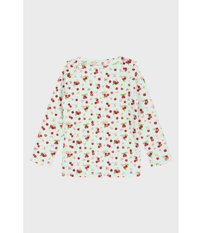 Hust and Claire UV-Badeshirt langarm Maiak Kirschen wan blue