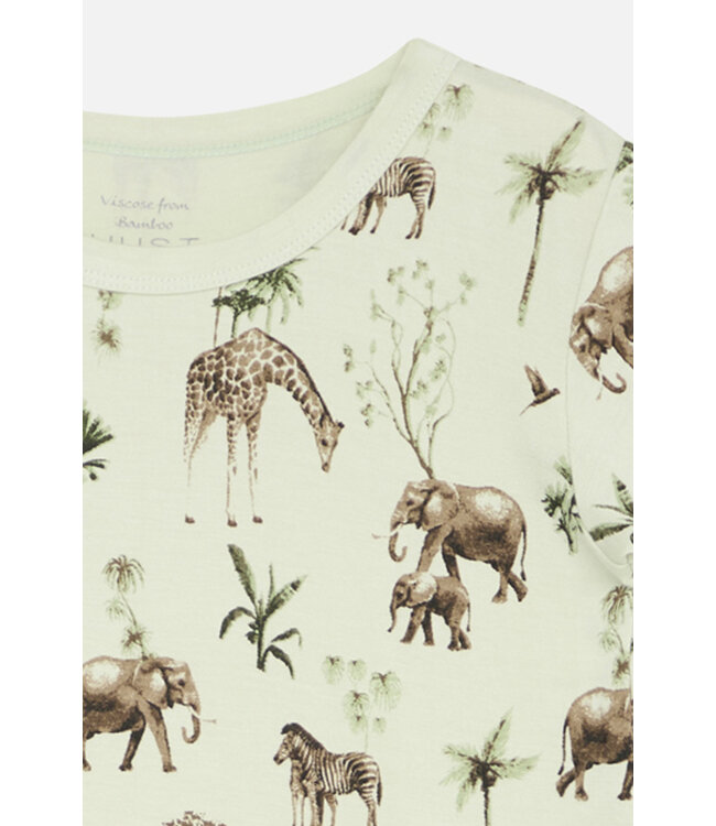 Hust and Claire Bue Body kurzarm - Afrika Bambusviskose green hint