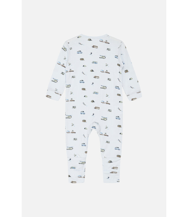 Hust and Claire Bambuspyjama Mulle - Camping water