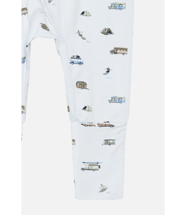 Hust and Claire Bambuspyjama Mulle - Camping water