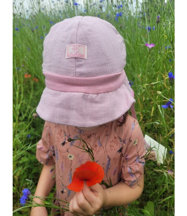 Pick a Pooh Pick a Pooh Sonnenhut Feuerwehr Strick Musselin mauve