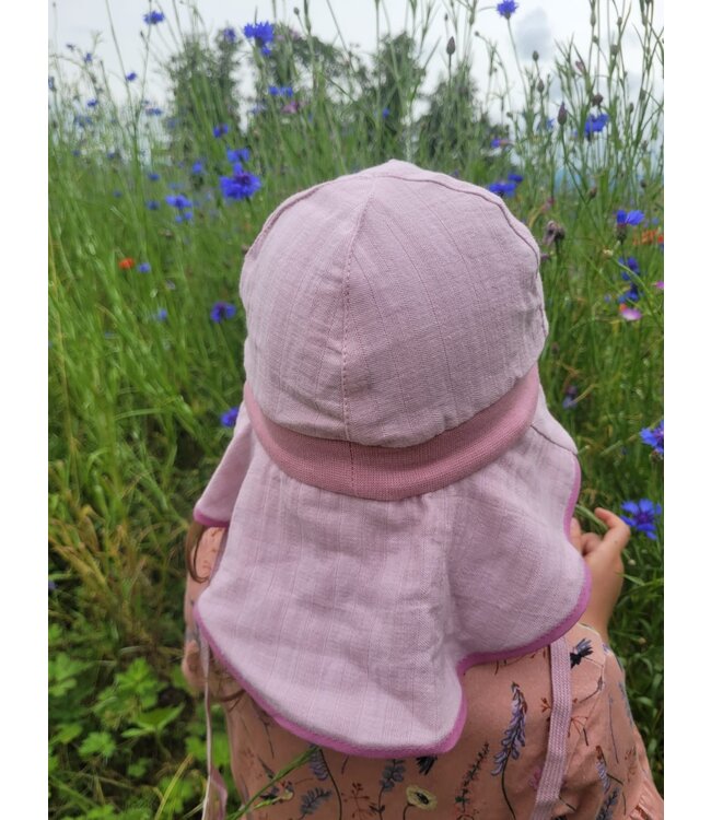 Pick a Pooh Pick a Pooh Sonnenhut Feuerwehr Strick Musselin mauve