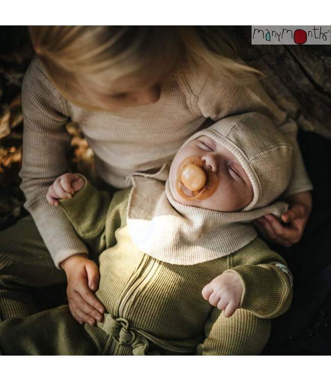 Manymonths Woll-Elefantenmütze - Schlupfmütze  Merino classic blue