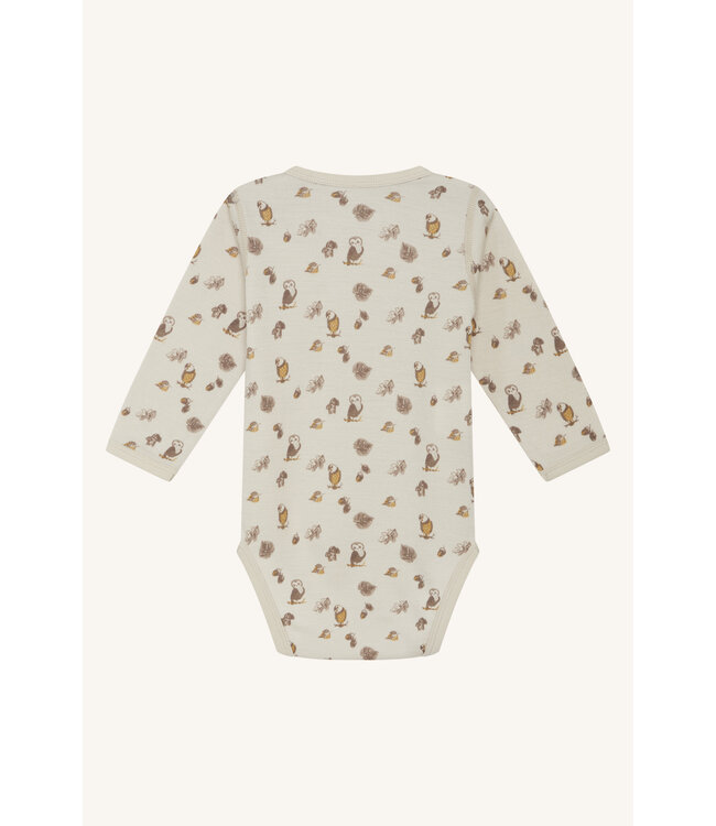 Hust and Claire Body Bo -  Eule -  Merinowolle french oak