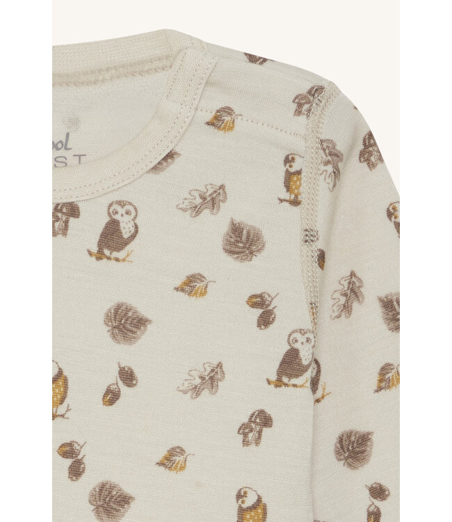 Hust and Claire Body Bo -  Eule -  Merinowolle french oak