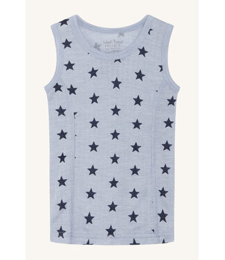 Hust and Claire Unterhemd Fecel Wolle/Tencel ever blue