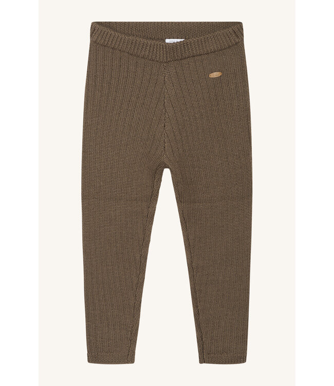 Hust and Claire Strickleggings Lui Merinowolle coffee
