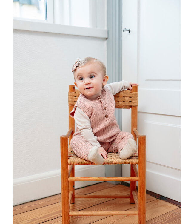 Hust and Claire Strickleggings Lui Merinowolle rose cloud