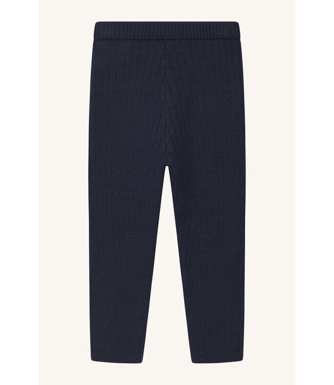 Hust and Claire Strickleggings Lui Merinowolle more navy