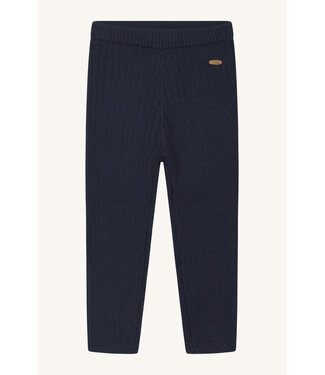 Hust and Claire Strickleggings Lui Merinowolle more navy
